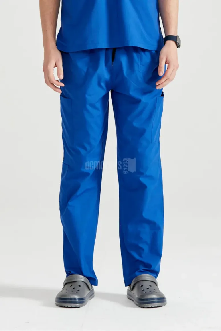 Des Vu Demoteks Royal Blue - Men - Trousers Classic