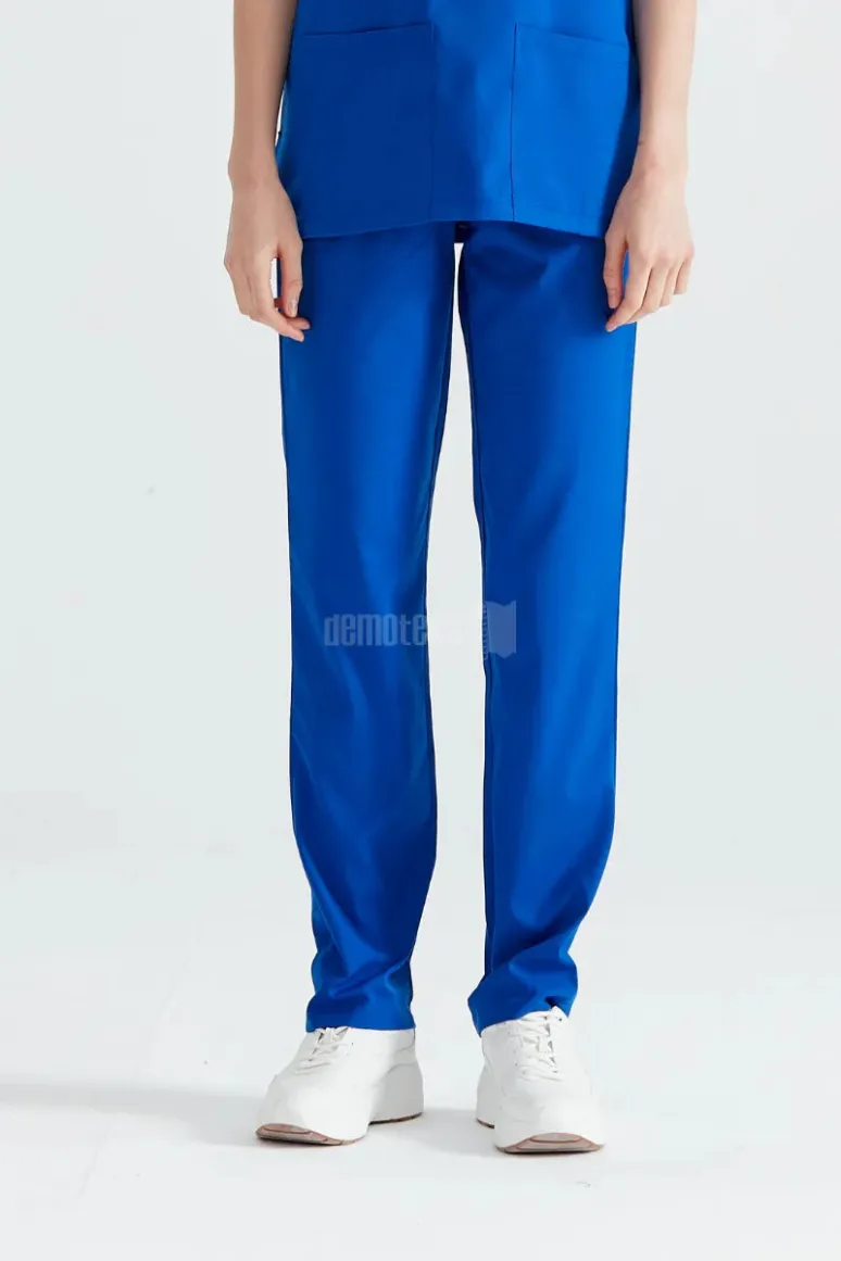 Des Vu Demoteks Royal Blue - Women - Trousers Classic