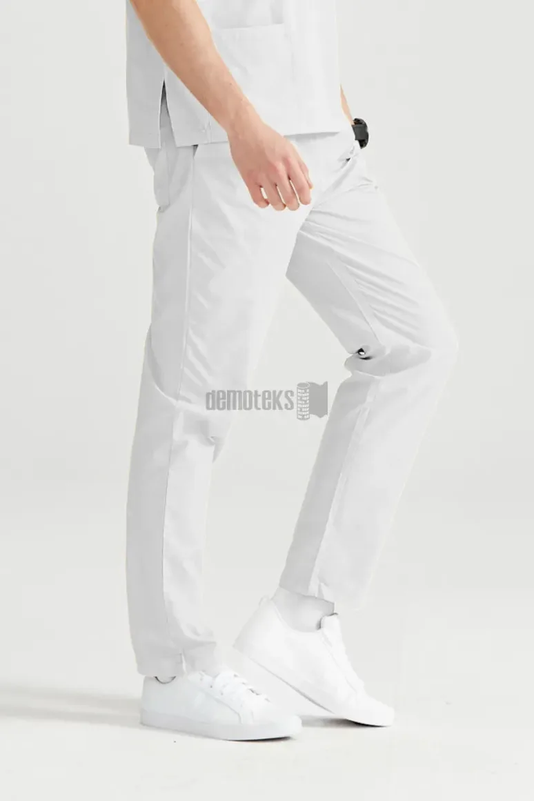 Des Vu Demoteks White - Men - Trousers Classic