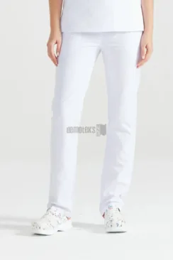 Des Vu Demoteks White - Women - Trousers Classic